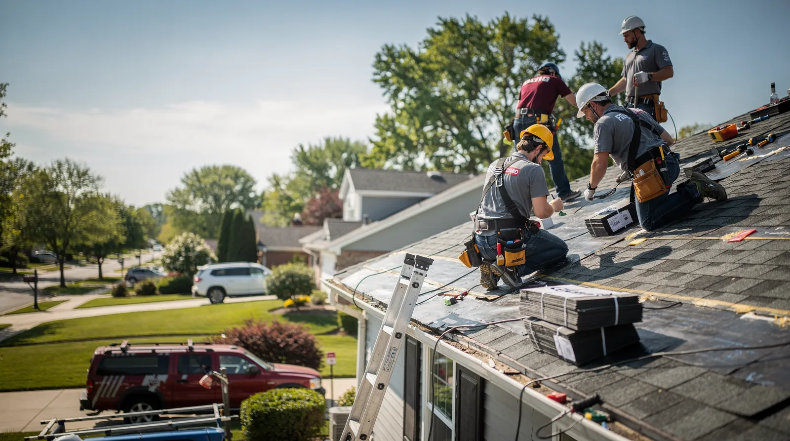 Roof Repair in Steward, IL around you